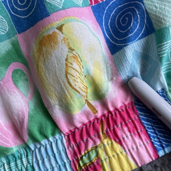 Vintage KORET Francisca Windbreaker Jacket Womens XL Floral Full‎ zip Colorful - Picture 10 of 16